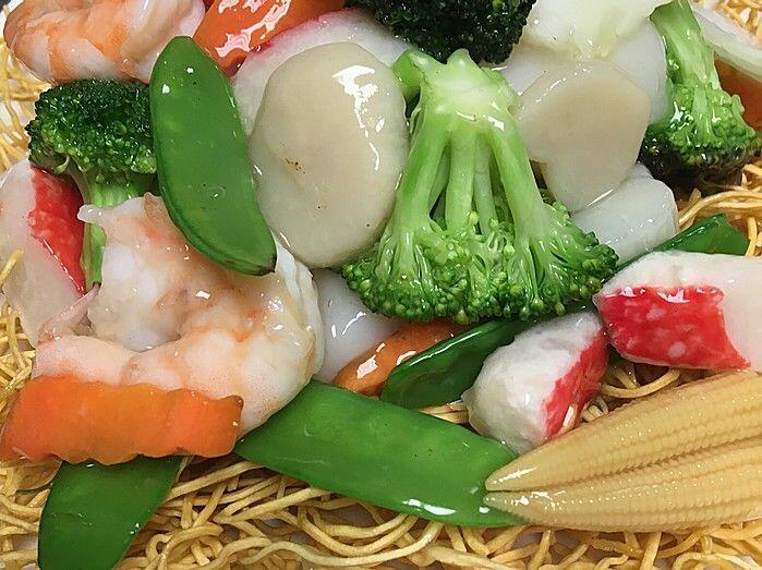 Seafood Pan Fried Noodle